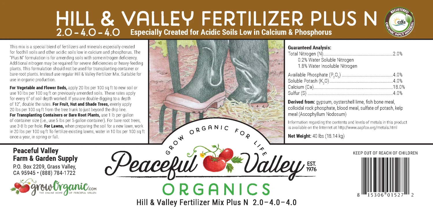 Hill & Valley Fertilizer Mix Plus N 2.0-4.0-4.0 (40 Lb) 4 Hill & Valley Fertilizer Mix Plus N 2.0-4.0-4.0 (40 Lb) - Billede 2