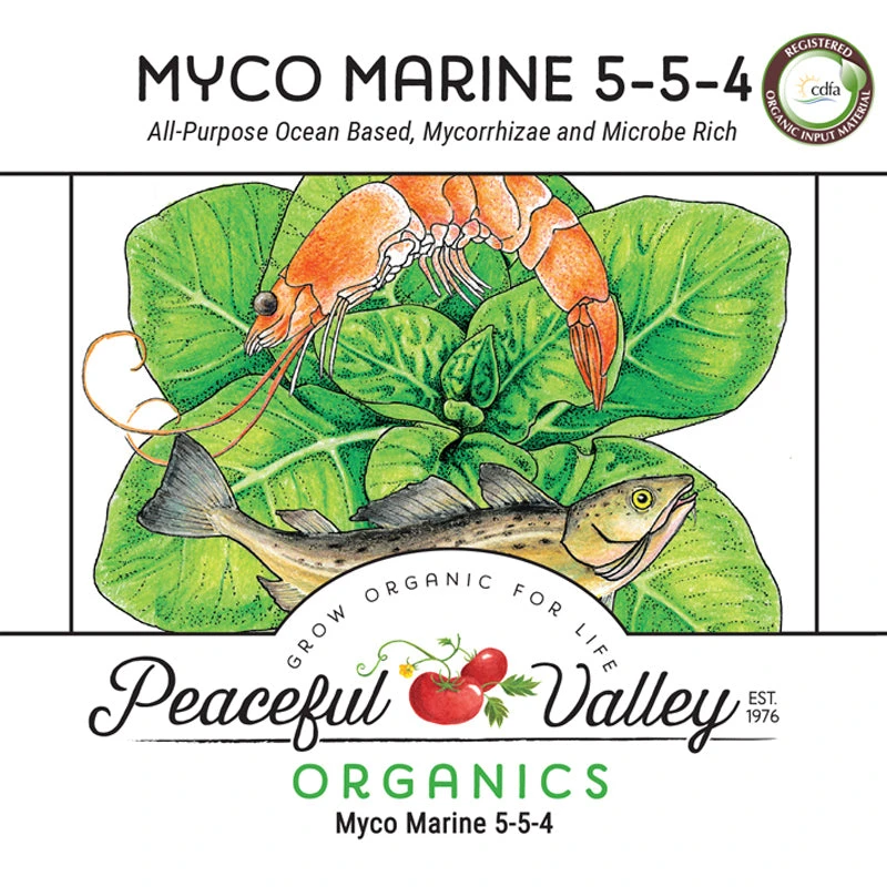 Peaceful Valley Organics Myco Marine 5-5-4 (25 Lb) 4 Peaceful Valley Organics Myco Marine 5-5-4 (25 Lb) - Billede 2