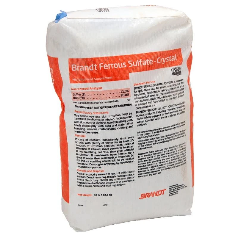 Brandt Iron Sulfate 20 (50 Lb) 3 Brandt Iron Sulfate 20 (50 Lb)