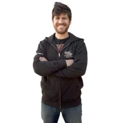 Fremhævede Produkter 1 Peaceful Valley Hooded Zipper Sweatshirt - XL (Black)