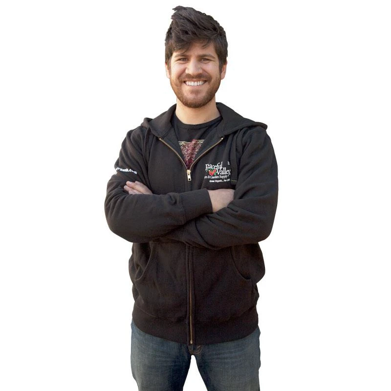 Peaceful Valley Hooded Zipper Sweatshirt - XL (Black) 3 Peaceful Valley Hooded Zipper Sweatshirt - XL (Black)