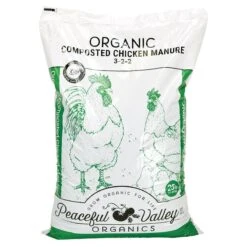 Peaceful Valley Organics Premium Composted Chicken Manure 3-2-2 (25 Lb)