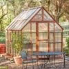 Redwood Greenhouse Kit (Mt Rainier 8' X 12') -Brandt Butik redwood greenhouse kit mt rainier 8 x 12