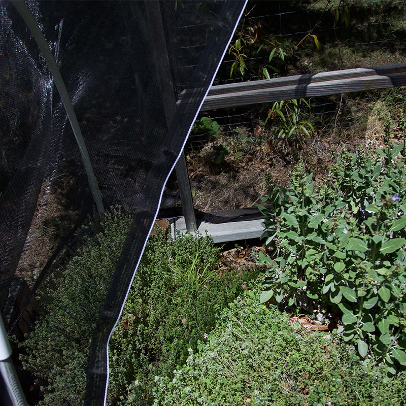 47% Black Woven Shade Cloth (72" Width, Sold By The Foot) 4 47% Black Woven Shade Cloth (72" Width, Sold By The Foot) - Billede 2