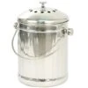 Stainless Steel Compost Pail (1 Gallon) 2 Stainless Steel Compost Pail (1 Gallon) -Brandt Butik stainless steel compost pail 1 gallon